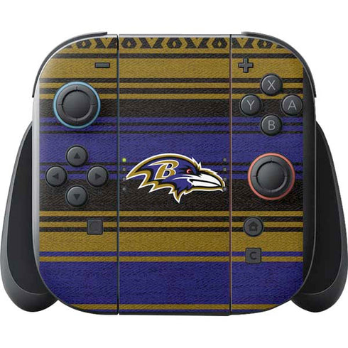 NFL Baltimore Ravens Trailblazer Nintendo Switch 2 (2025) with Joy-Con Skin