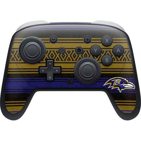 NFL Baltimore Ravens Trailblazer Nintendo Switch 2 (2025) Pro Controller Skin