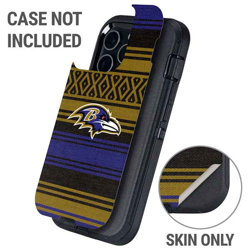 NFL Baltimore Ravens Trailblazer Otterbox Defender iPhone Skin