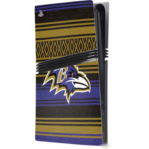 NFL Baltimore Ravens Trailblazer PS5 Pro Console Skin
