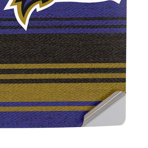 NFL Baltimore Ravens Trailblazer PS5 Pro Disk Console Skin