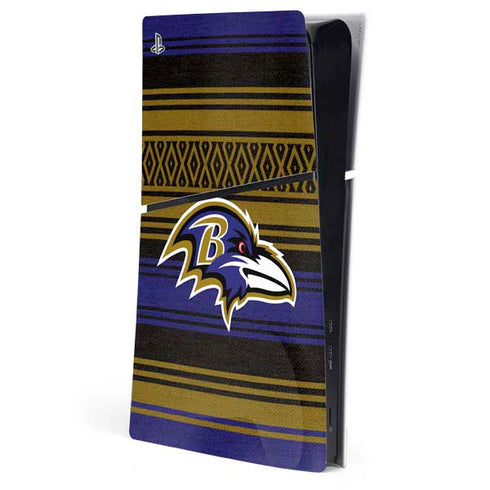 NFL Baltimore Ravens Trailblazer PS5 Slim Digital Edition Console Skin