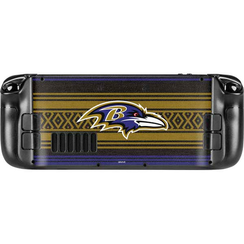 NFL Baltimore Ravens Trailblazer Steam Deck Handheld Gaming Computer Skin