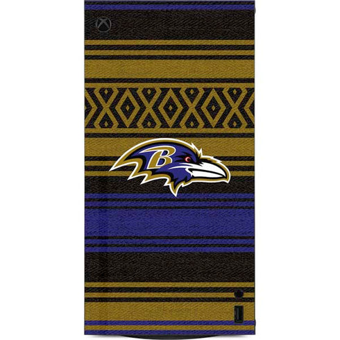 NFL Baltimore Ravens Trailblazer XBox Series X Digital Edition Console Skin