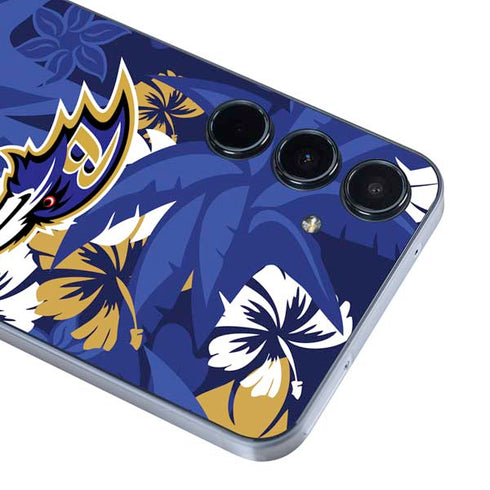 NFL Baltimore Ravens Tropical Print Galaxy A35 5G Skin