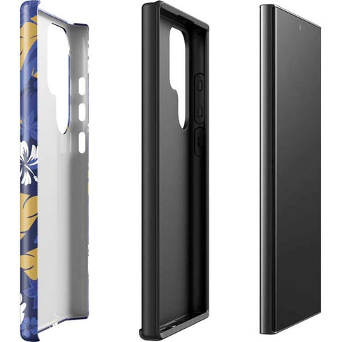 NFL Baltimore Ravens Tropical Print Galaxy S23 Ultra Pro Case