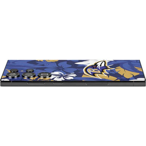NFL Baltimore Ravens Tropical Print Galaxy Skins