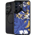 NFL Baltimore Ravens Tropical Print Galaxy S24 FE Kickstand Case