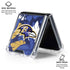 NFL Baltimore Ravens Tropical Print Galaxy Z Flip6 Clear Case