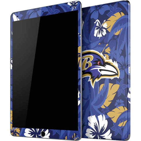 NFL Baltimore Ravens Tropical Print iPad Skins