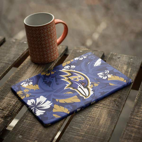 NFL Baltimore Ravens Tropical Print iPad Skins