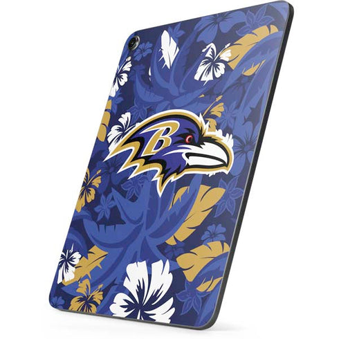 NFL Baltimore Ravens Tropical Print Apple iPad Pro Skin