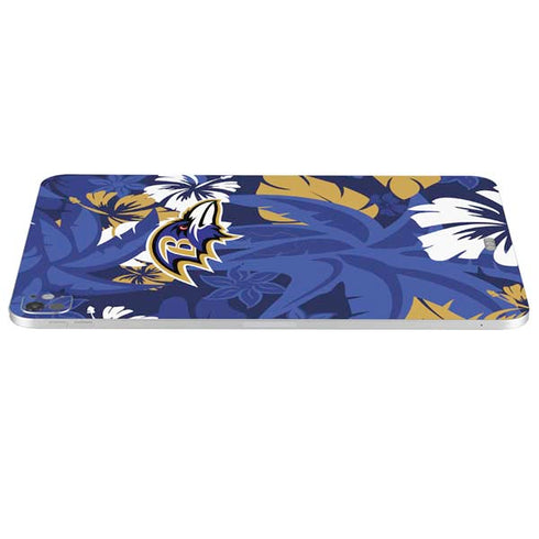 NFL Baltimore Ravens Tropical Print iPad Pro 13in M4 (2024) Skin