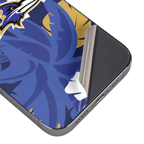 NFL Baltimore Ravens Tropical Print iPhone 16 Pro Skin