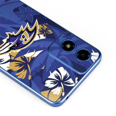NFL Baltimore Ravens Tropical Print Moto G Play 4G (2024) Skin