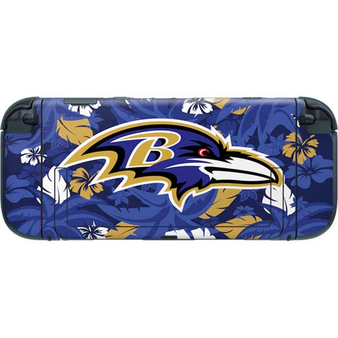 NFL Baltimore Ravens Tropical Print Nintendo Switch 2 (2025) with Joy-Con Skin