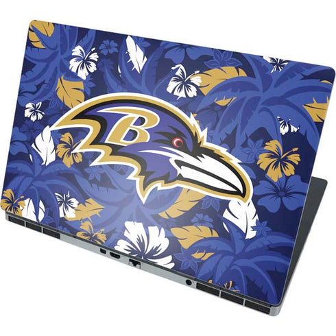 NFL Baltimore Ravens Tropical Print Dell Precision Skin