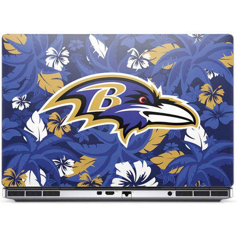 NFL Baltimore Ravens Tropical Print Dell Precision Skin
