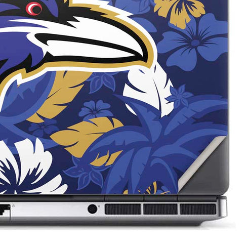 NFL Baltimore Ravens Tropical Print Dell Precision Skin
