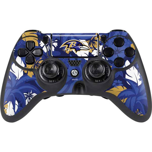 NFL Baltimore Ravens Tropical Print PlayStation PS4 Skins