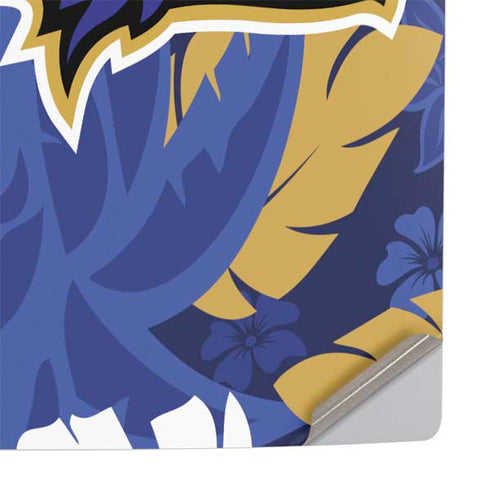 NFL Baltimore Ravens Tropical Print PS5 Slim Digital Edition Console Skin