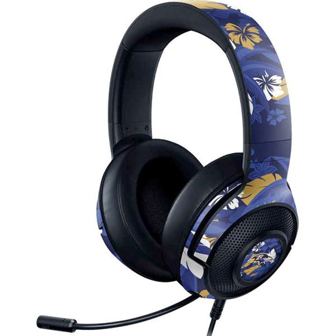 NFL Baltimore Ravens Tropical Print Razer Kraken X Skin