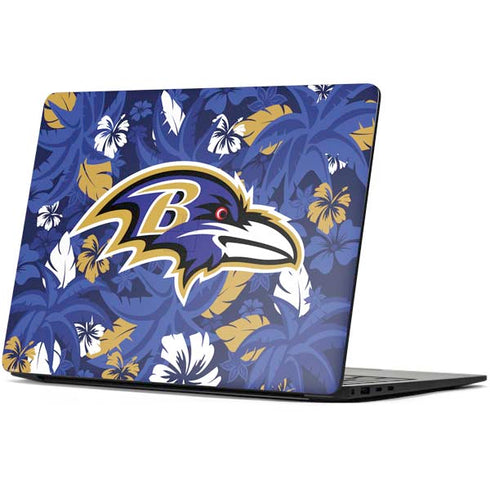 NFL Baltimore Ravens Tropical Print Surface Laptop 7 15in Skin