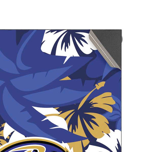 NFL Baltimore Ravens Tropical Print XBox Series X Digital Edition Console Skin