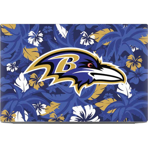 NFL Baltimore Ravens Tropical Print Dell XPS Skin