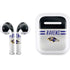 NFL Baltimore Ravens White Striped Apple AirPods Skin