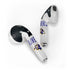 NFL Baltimore Ravens White Striped Apple AirPods Skin