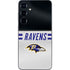 NFL Baltimore Ravens White Striped Galaxy A16 5G Skin