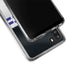 NFL Baltimore Ravens White Striped Galaxy A21 Clear Case