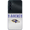 NFL Baltimore Ravens White Striped Galaxy A36 5G Skin