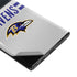 NFL Baltimore Ravens White Striped Galaxy Note 10 Skin