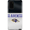 NFL Baltimore Ravens White Striped Galaxy Note20 5G Pro Case