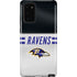 NFL Baltimore Ravens White Striped Galaxy Note20 5G Pro Case