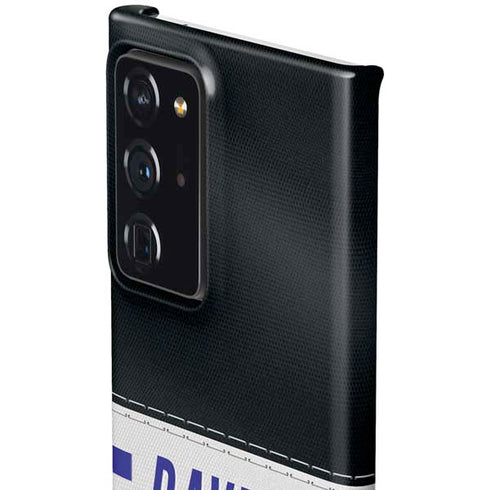 NFL Baltimore Ravens White Striped Galaxy Note20 Ultra 5G Lite Case