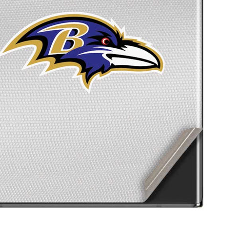 NFL Baltimore Ravens White Striped Galaxy Note20 Ultra 5G Skin