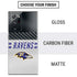 NFL Baltimore Ravens White Striped Galaxy Note20 Ultra 5G Skin