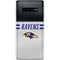 NFL Baltimore Ravens White Striped Galaxy S10 Plus Skin
