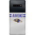 NFL Baltimore Ravens White Striped Galaxy S10 Plus Skin