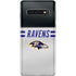 NFL Baltimore Ravens White Striped Galaxy S10 Skin