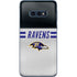 NFL Baltimore Ravens White Striped Galaxy S10e Skin