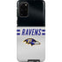 NFL Baltimore Ravens White Striped Galaxy S20 Plus Pro Case