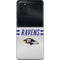 NFL Baltimore Ravens White Striped Galaxy S20 Plus Skin