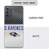 NFL Baltimore Ravens White Striped Galaxy S20 Plus Skin