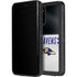 NFL Baltimore Ravens White Striped Galaxy S20 Plus Waterproof Case