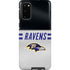 NFL Baltimore Ravens White Striped Galaxy S20 Pro Case