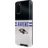 NFL Baltimore Ravens White Striped Galaxy S20 Pro Case